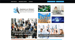 Desktop Screenshot of americanspiritdata.com